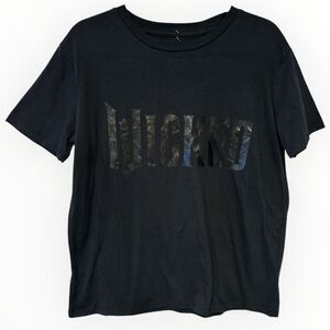 Women’s Wicked Movie Logo Black T-Shirt Short Sleeve Size L Musical Tee Casual